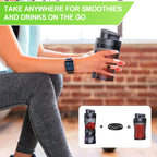 Portable USB Rechargeable Smoothie Blender 700ml Personal Juicer Cup with 6000mAh Battery