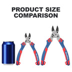 Heavy Duty Diagonal Cutting Pliers 6/8 Inch Wire Cutter Side Nipper Tool for Electricians & DIY Repair