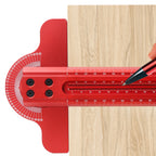 Adjustable Multi-Angle Scribing Ruler for Woodworking 30cm/50cm Aluminium Marking Gauge Tool