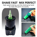 Cordless Automatic Paint Shaker for Model Paints and Ink Portable Hands-Free Mixing Machine with Auto Shut Off