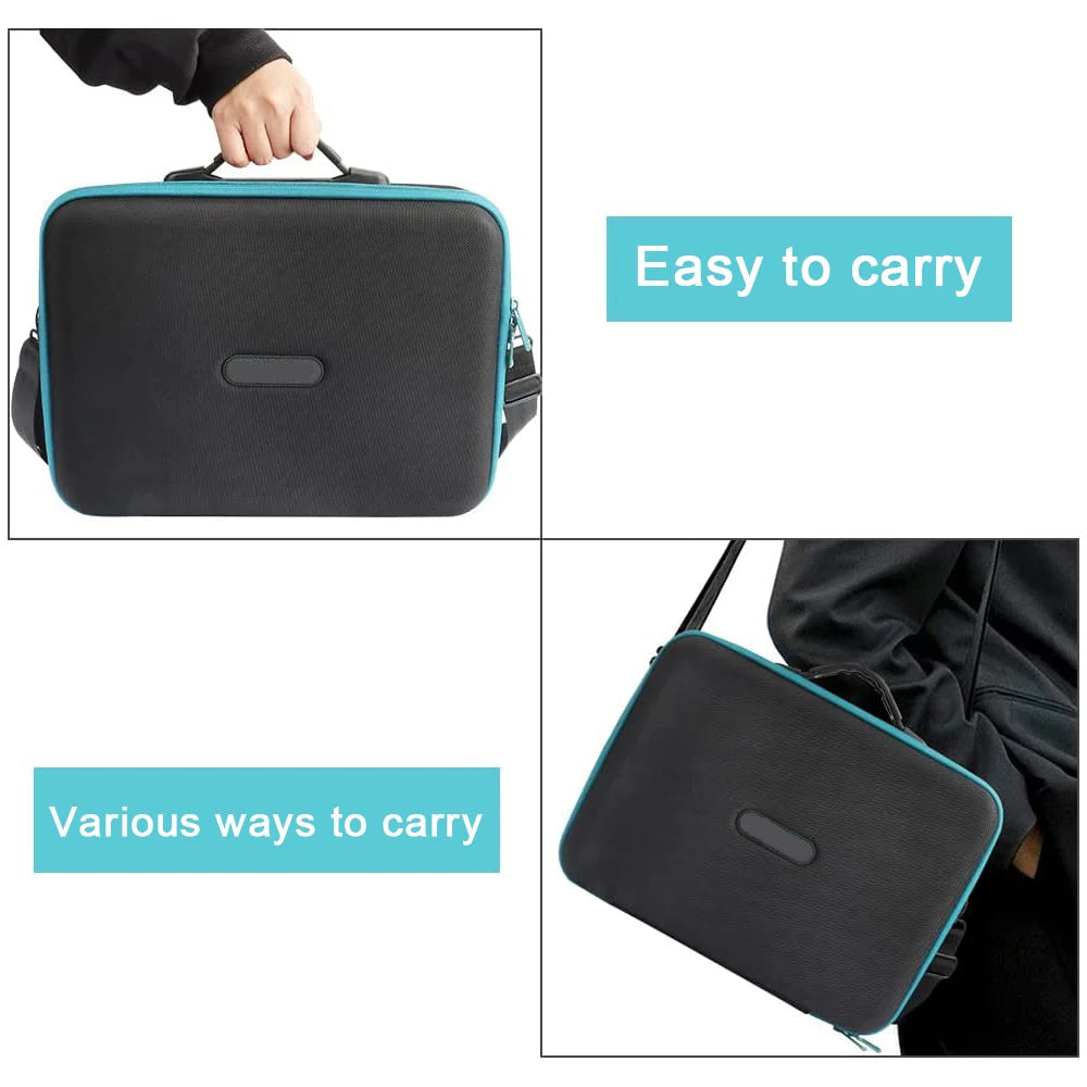 Heavy Duty Waterproof Tool Battery Storage Box with DIY Dividers Portable Carry Case