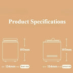 Smart Yogurt Maker 800ml 36W with LCD Display Temperature Control Glass Fermentation Jar