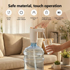 Rechargeable Automatic Water Dispenser Pump for 2-5 Gallon Bottles with Dual Pump USB Charging