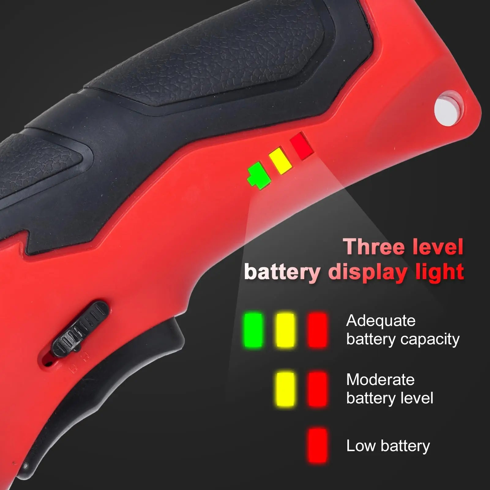 Portable Rechargeable Electric Fabric Cutter 4.2V Cordless Rotary Scissors for Cloth Leather and Cardboard
