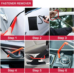 Automotive 21 Piece Trim Removal Tool Kit with Long Reach Grabber Air Wedges and Storage Bag