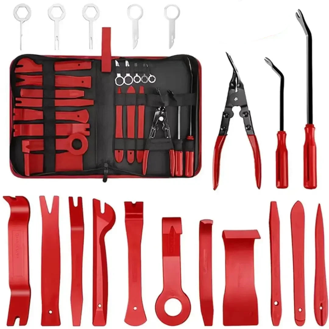 Heavy Duty Trim Clip Removal Tool for Automotive Interior Panel and Fastener Removal