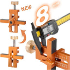 Woodworking Cabinet Door Installation Jig 2-in-1 Quick Positioning Tool for Panels and Drilling