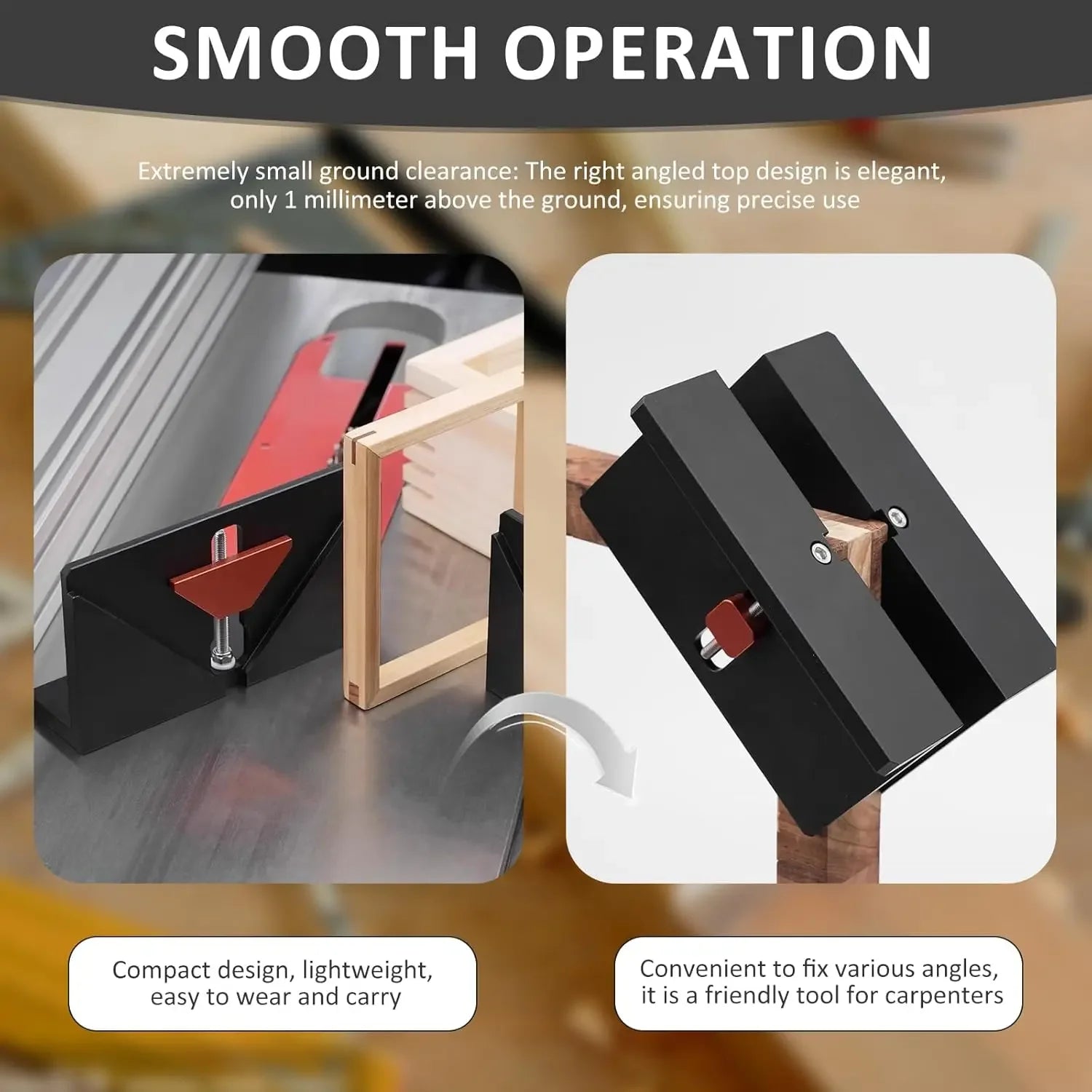 2PCS Right Angle Spline Jig Aluminium Corner Clamp for Frames & Drawer Joinery