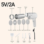 Portable Rechargeable Electric Pasta Maker 200g Automatic Handheld Noodle Extruder 40W