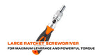 68-in-1 Precision Screwdriver Set with 60 Magnetic Bits and Portable Storage Case