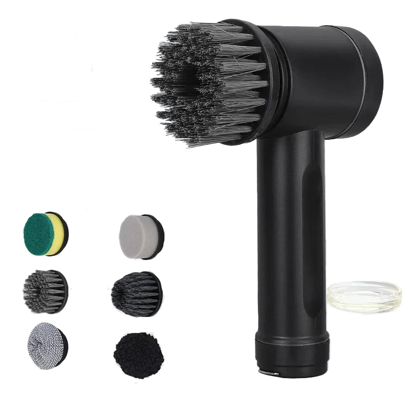 Cordless Electric Cleaning Brush USB Rechargeable Waterproof Multi-Purpose Kitchen Bathroom Scrubber