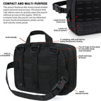 Large Capacity Molle Tactical Utility Pouch with Quick Release Multi Compartment Storage Bag