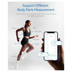Smart Bluetooth Body Measuring Tape with LED Display, Rechargeable Digital Body Measurement Tool