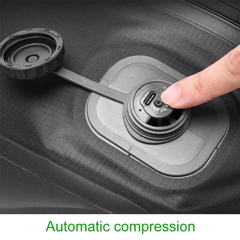 Portable Automatic Vacuum Compression Storage Bag with Built-In Pump Foldable Travel Packing Bag