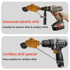 Drill Powered Metal Shear Attachment Heavy Duty Aluminium Alloy Cutter for Steel Copper and Aluminum