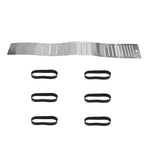 Stainless Steel Guitar Fretboard Guard Protector with Rubber Bands for Fret Repair and Polishing