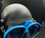 Low Volume Scuba Diving Mask with Mirrored Tempered Glass Lens Camera Mount and Zipper Case