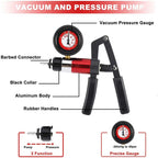 Hand Held Vacuum Pump Tester and Brake Bleeder Kit 21 Piece Automotive Diagnostic Tool with Gauge