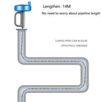 13m Drain Cleaning Auger Tool Drill-Compatible Flexible Pipe Dredger for Kitchen & Bathroom