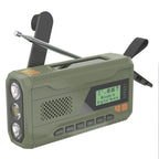 Portable DAB+Digital Radio Rechargeable FM Radio with Flashlight BT Speaker Solar Radio Emergency Weather Radio for Camping Storm