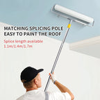 All-in-One Paint Roller Set with Tray Extension Handle and High Absorption Fiber Roller Brush
