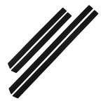Universal Car Door Sill Protector Strip 93cm Rubber Anti-Scuff Door Edge Guard 2 Piece Set