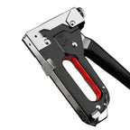 Manual Staple Gun for Woodworking and Upholstery Projects Compatible with U/T/N Staples