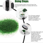 Static Grass Flocking Applicator Kit with Planting Template and Grass Sample for Model Scenery