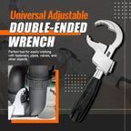 Portable Multi-Function Faucet Wrench with Double Head Adjustable Spanner Tool