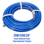 High Pressure Airless Paint Sprayer Hose with Spray Gun 5m Flexible Cleaning Pipe