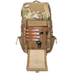 Multi Functional Tactical Backpack 20-35L with Storage Compartments Portable Camping Hiking Bag
