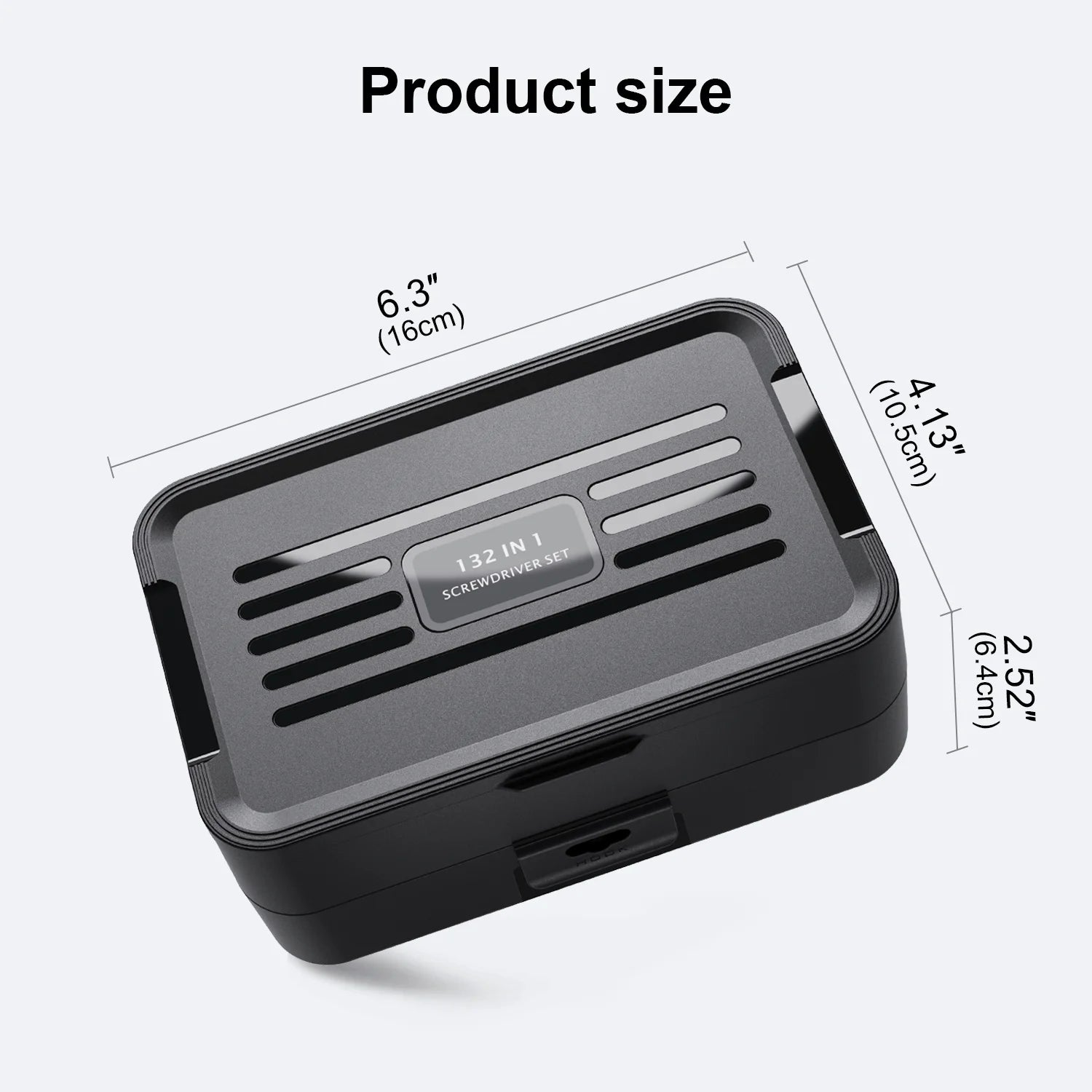Professional 132-Piece Precision Screwdriver Set Magnetic Torx Phillips Bits for Phone, Watch, Drone Repair
