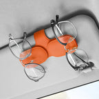 Portable Car Sunglasses Holder Double Clip Visor Organizer for Glasses Cards and Bills
