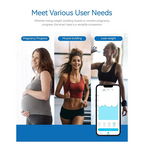 Smart Bluetooth Body Measuring Tape with LED Display, Rechargeable Digital Body Measurement Tool