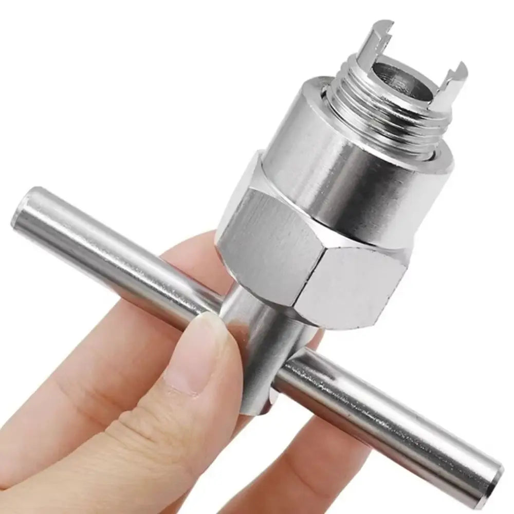 Faucet Cartridge Puller Tool Heavy Duty Aluminum Alloy Valve Core Removal Wrench