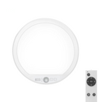 Portable Rechargeable LED Ceiling Light with Motion Sensor Remote Control 5000mAh Battery 18cm