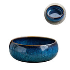Ceramic Lotus Planter Bowl for Water Plants, Glazed Indoor Outdoor Aquatic Plant Pot