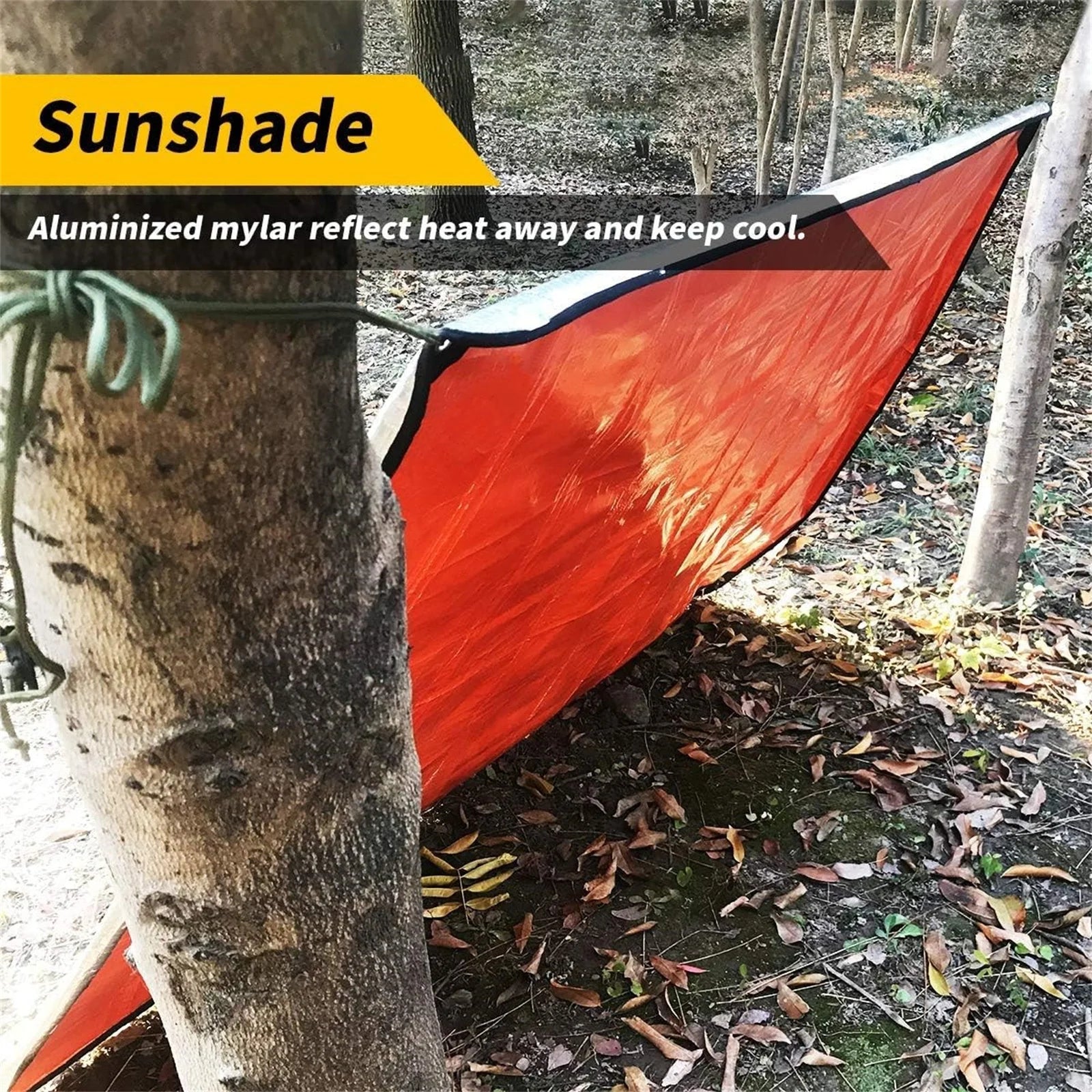 Heavy Duty Thermal Survival Blanket with Carry Bag Waterproof Outdoor Camping Tarp