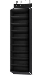 Heavy Duty Over Door Shoe Organizer 10 Tier Hanging Storage Rack with Large Pockets for Closet