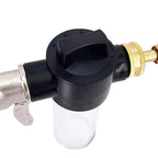 High Pressure Metal Garden Hose Spray Nozzle with Variable Flow Control for Car Washing and Plant Watering