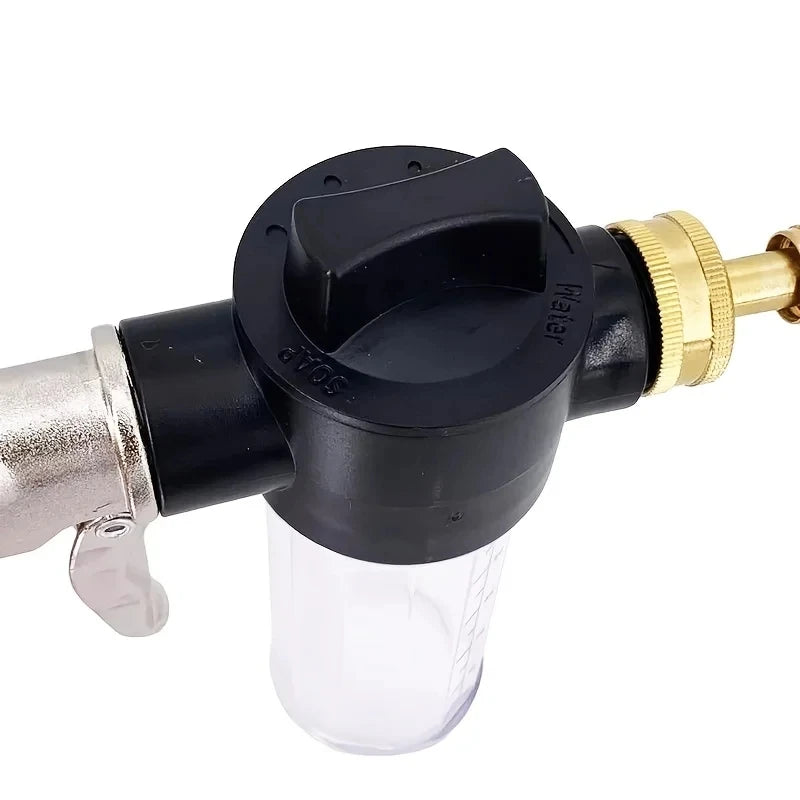 High Pressure Metal Garden Hose Spray Nozzle with Variable Flow Control for Car Washing and Plant Watering