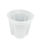 Clear Plastic Plant Nursery Pots with Drainage Holes Transparent Orchid Planter Seedling Container