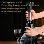 Automatic Electric Wine Bottle Opener with Aerator Pourer and Vacuum Wine Preserver 3-in-1