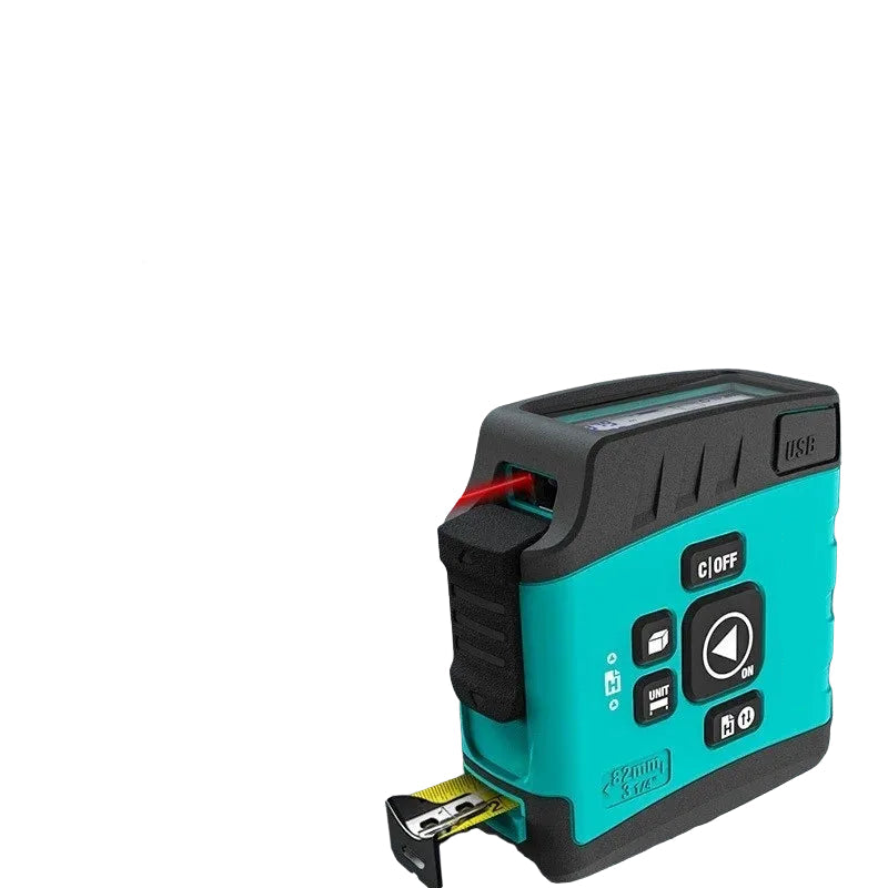 Portable 3-in-1 Laser Tape Measure 40m Range with Bluetooth Digital Display and 5m Steel Tape