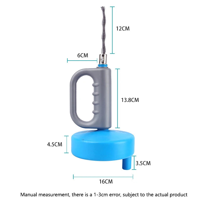 13m Drain Cleaning Auger Tool Drill-Compatible Flexible Pipe Dredger for Kitchen & Bathroom