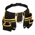 Heavy Duty Tool Belt 26 Pocket Adjustable Waist Pouch for DIY Trades and Workshop Use
