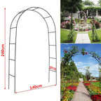 Metal Garden Arch Trellis for Climbing Plants 7.5ft Decorative Outdoor Archway for Garden Pathway Lawn Patio