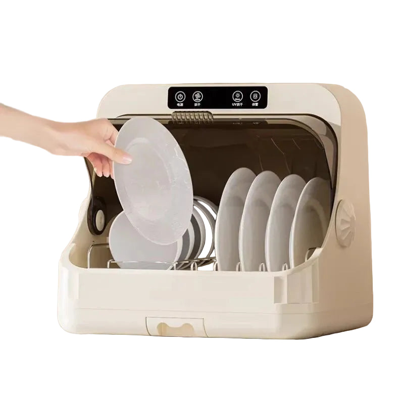 UV Tableware Cabinet 20L Countertop Drying and Storage Cabinet with Stainless Steel Construction