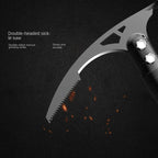 Heavy Duty Double Head Garden Hoe Portable Aluminium Outdoor Digging and Clearing Tool