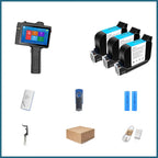 Portable Handheld Inkjet Printer 25.4mm Date Batch Code QR Label Printer with 5 Inch Touch Screen